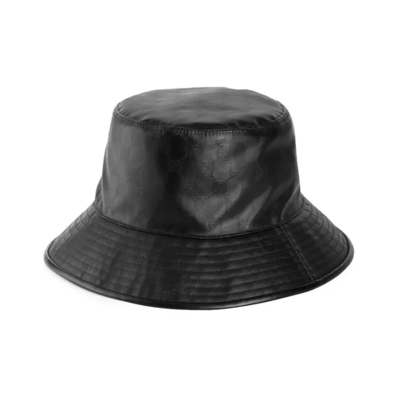 GUCCI Polyester Bucket Hats Men's Black-2