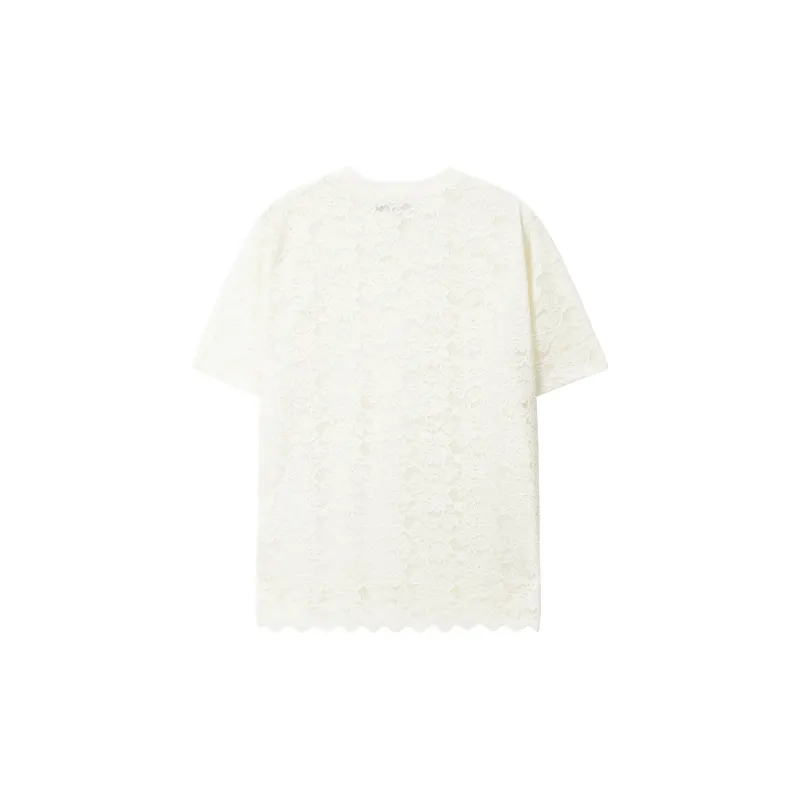 UNVESNO T Shirts Unisex Honey White-1