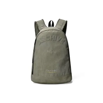 DRACONITE Denim Students Backpack Regular Unisex Army Green