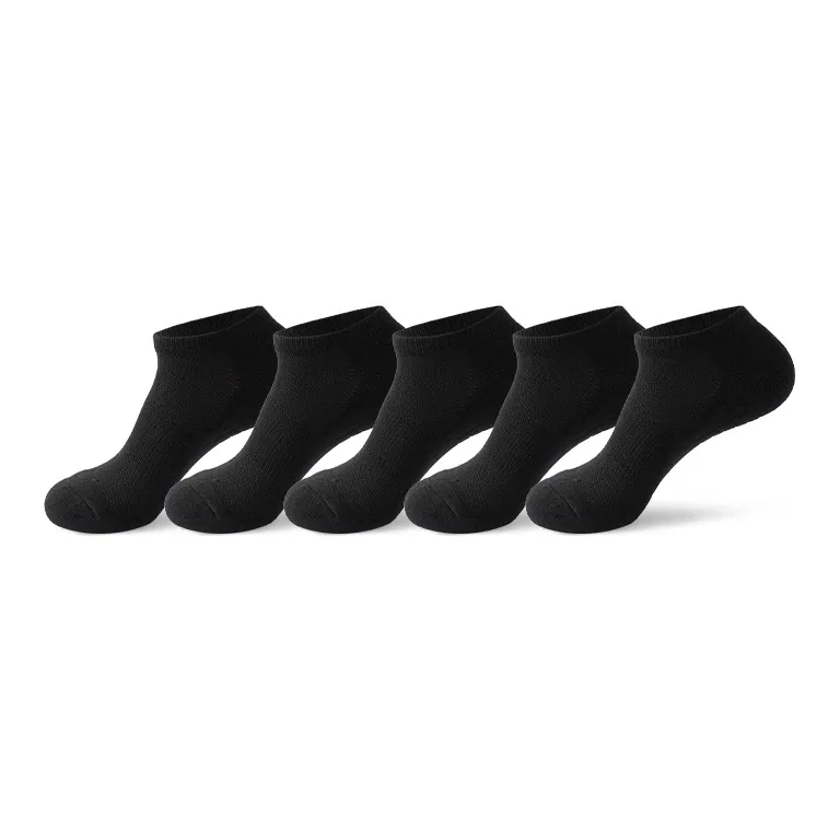Primeet Mid Calf Socks Men's 5 Pack White-15