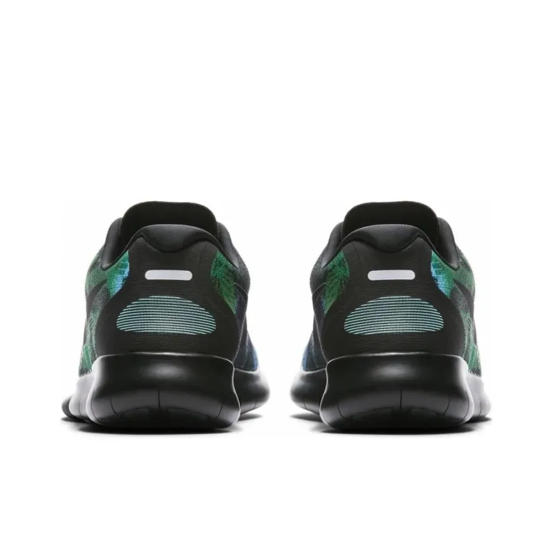 Nike Free Rn 2017 Solstice Black Black Green Glow Women's-3