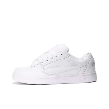 GLO BULL Skateboard Shoes Unisex Low Top All White