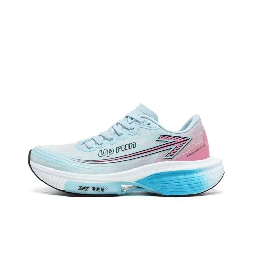 Up Run Flying Arrow 10.0 Running Shoes Unisex Low-Top Burnt Blue Pink