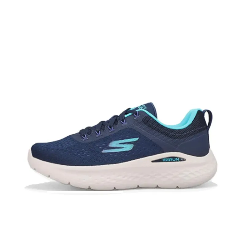 Skechers Go Run Lite Breathable Low Top Running Shoes Women's Blue-0