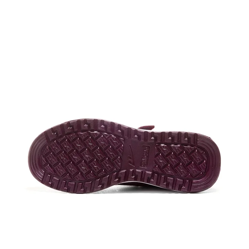 Warrior Anti Slip Wear Resistant Low Top Casual Shoes Women's Burgundy-4