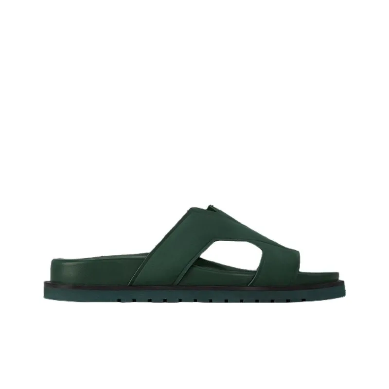 LOUIS VUITTON Oasis Slide Slippers Men's Green-1