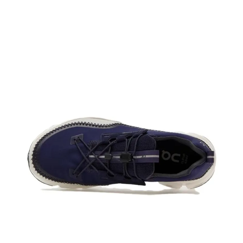 On Cloudaway Running Shoes Women's Low Top Ink Black/White-2