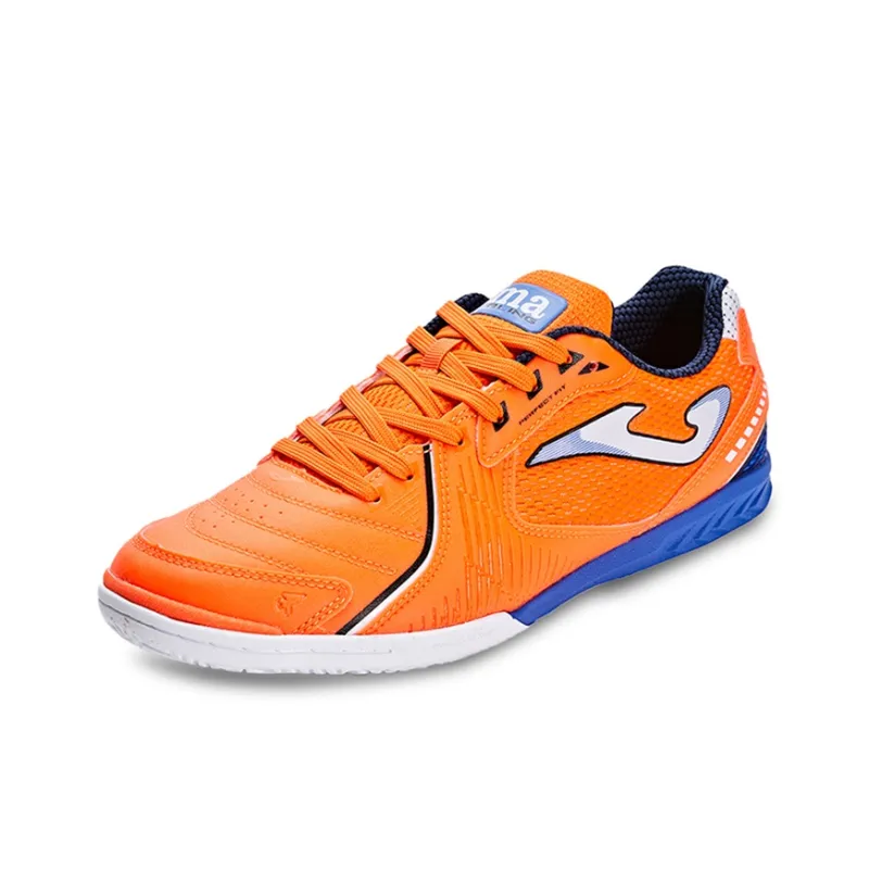 Joma IC/IN Indoor Wear Resistant Slip Resistant Soccer Shoes Men's Neon Orange-2