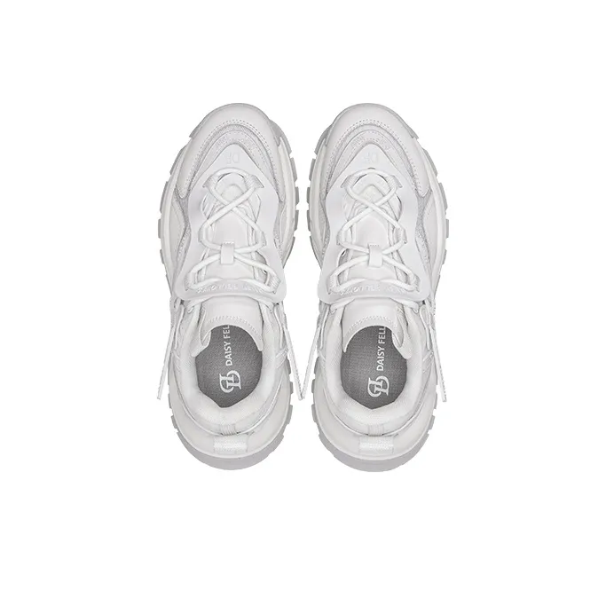 Daisy Fellowes Devil One Chunky Sneakers Unisex Low Top White-5