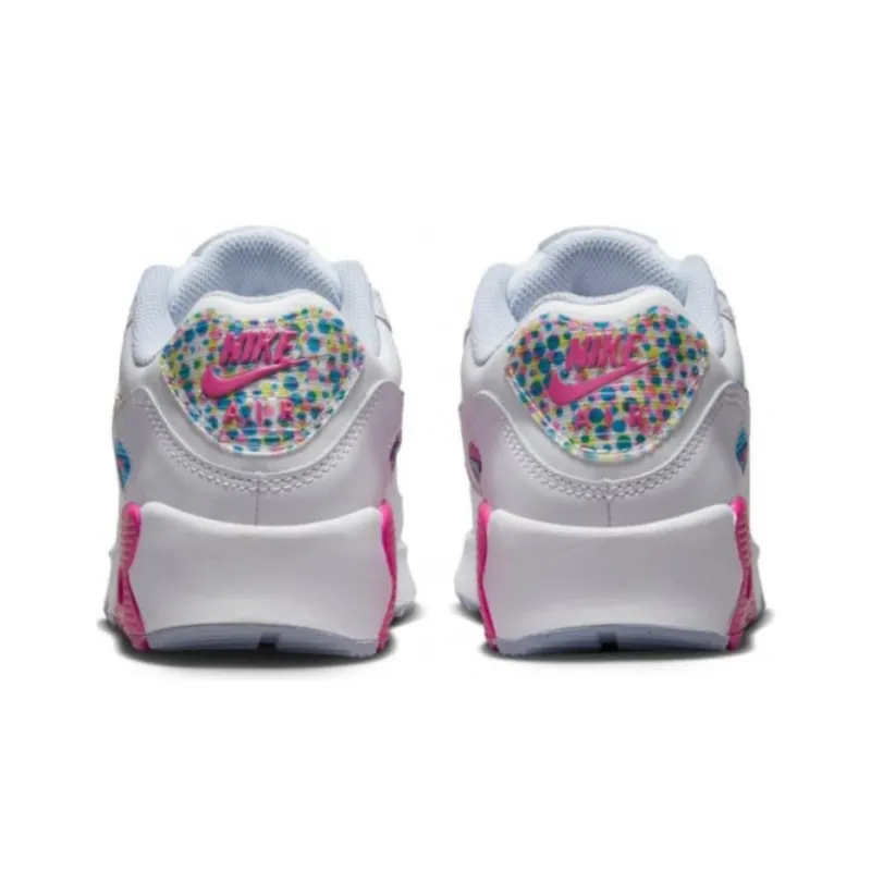 Nike Air Max 90 Leather SE GS 'Bright Colors!'-4