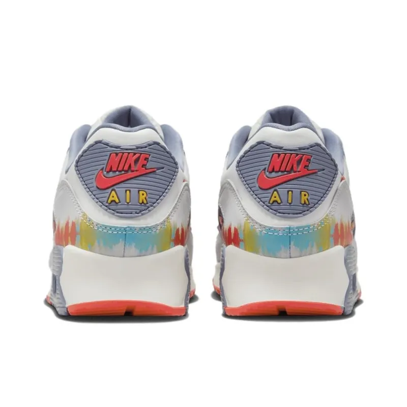 Nike Air Max 90 Premium Summit White Ashen Slate Pure Platinum Bright Crimson-4