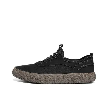 Bull charm Casual Shoes Men Low Top Black/Brown