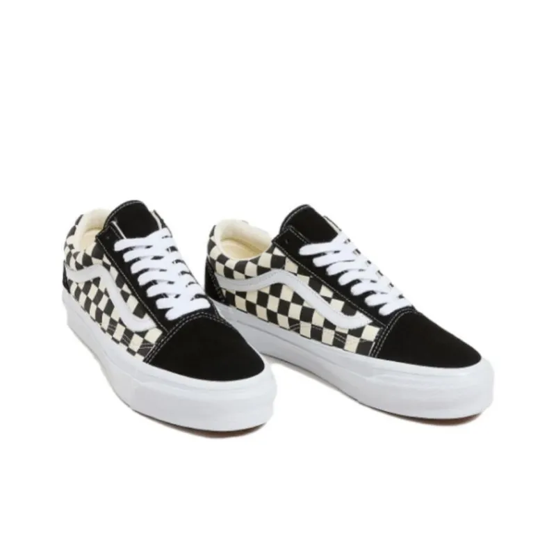 Vans Old Skool 36 Lx Checkerboard White Black-3