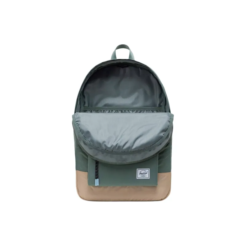 Herschel Recycled Nylon Travel Bag Laptop Bag Backpack Unisex Bay Leaf Garland With Irish Cream Color-3