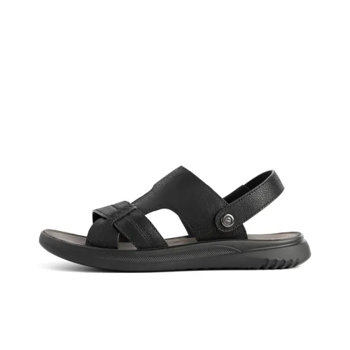 BELLE Beach Sandals Men Black/Gray