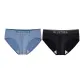 [2 Pack]Blue+Classic Black