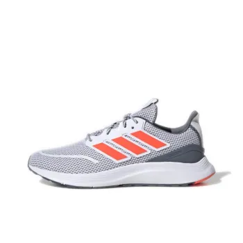 Adidas Energyfalcon Cushioning Low Top Running Shoes Men's Gray White Orange