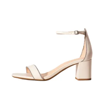 COACH Maddie Strap Sandals 5.7cm Women's White
