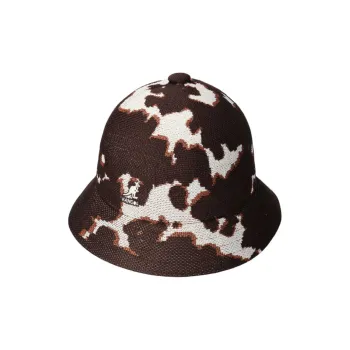 KANGOL Polyester Bucket Hats Unisex Brown
