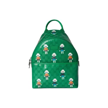 GUCCI Crystal Canvas Backpack Kids' Green