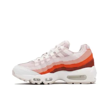 Nike Air Max 95 Barely Rose Cushioning Anti-Slip And Wear-Resistant Low-Top Sports Casual Shoes Unisex Pink White