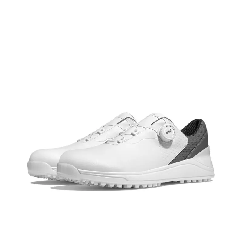 PGM Low Top Golf Shoes Men's White Gray-1