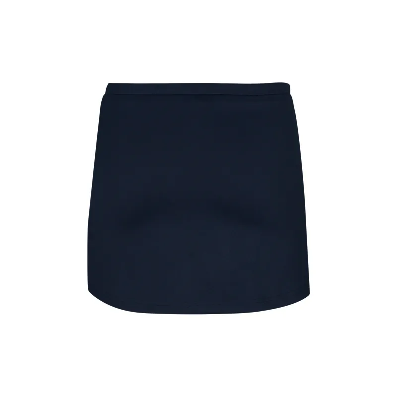 CORALIAN Casual Short Skirts Women's Navy Blue-1