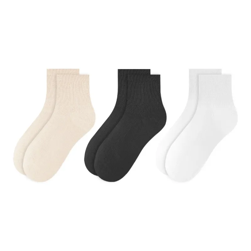 2323 Mid Calf Socks Women's Combo Set-4