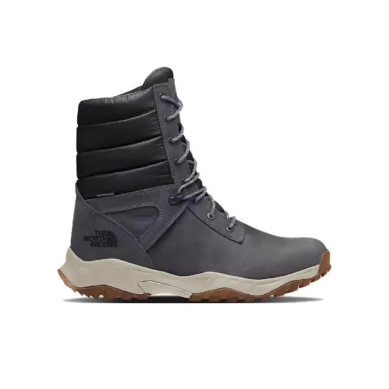 THE NORTH FACE ThermoBall Anti Slip Wear Resistant High Top Mountaineering & Hiking Shoes Men's Gray White-1