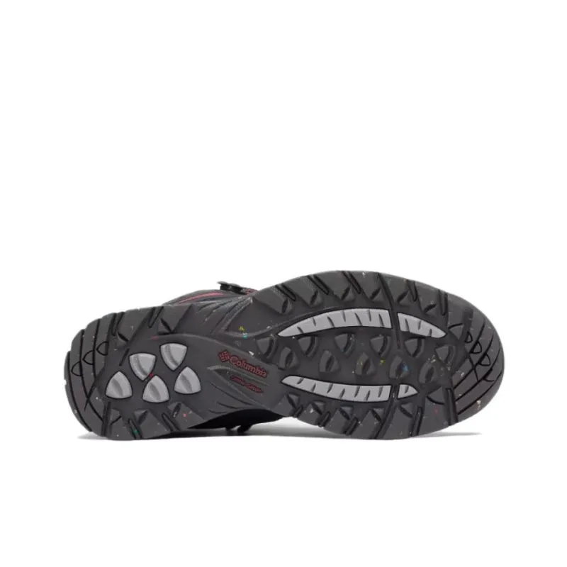 Columbia Newton Ridge Omni-Heat 2 Waterproof And Breathable Mid-Top Outdoor Shoes Women's Black Red-4