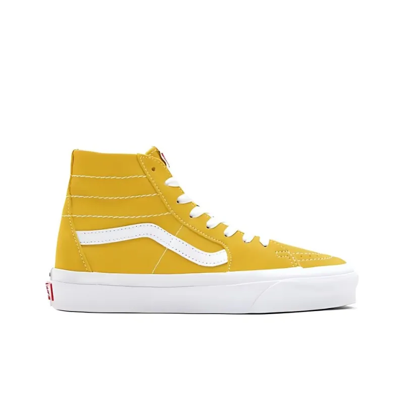 Vans Customs Suede Sk8 hi Yellow-1