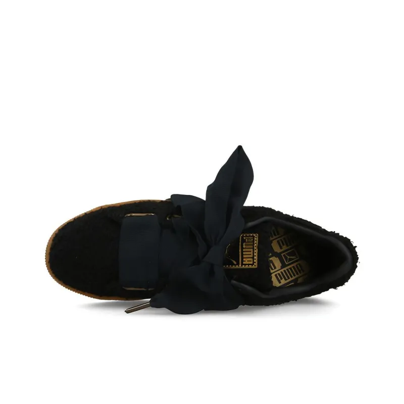 PUMA Basket Heart Teddy 'Black' Women's-2
