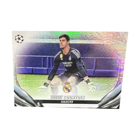 Topps UEFA UCC COMPETITIONS Belgium Real Madrid Chelsea Courtois Soccer Player Card Product Pass Sports Cards 1 Pc