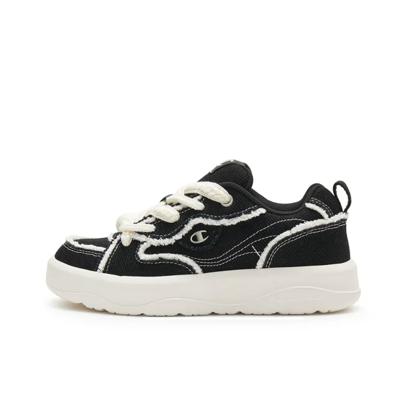 Champion Broken Splicing Skateboard Shoes Women's Black-0