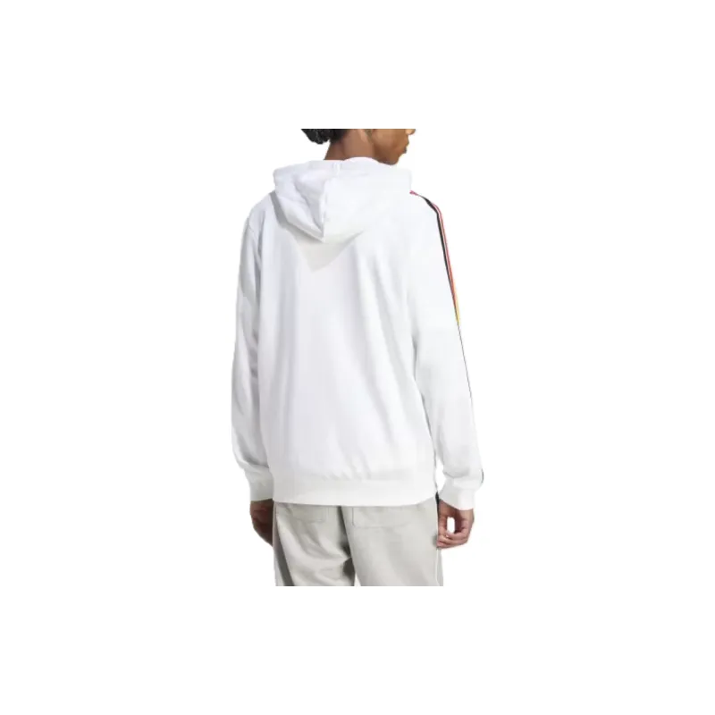 Adidas GERMANY DNA FULL-ZIP HOODIE Soccer Jerseys Men's White-2