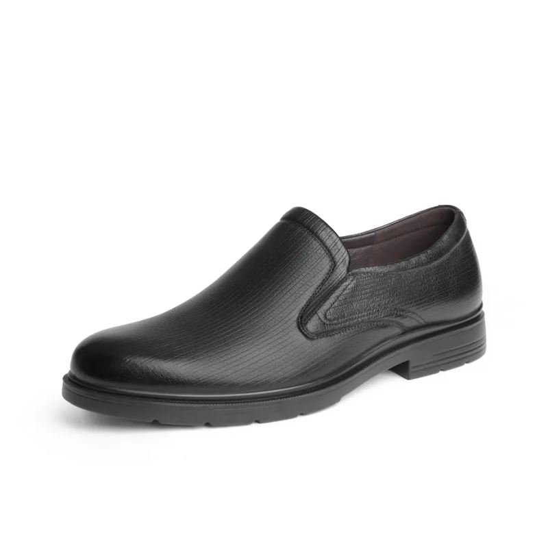 BELLE Men's Casual Shoes Men Low Top Black-1