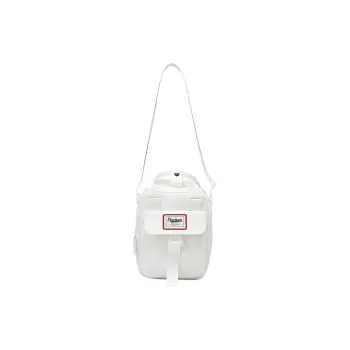Skechers Fabric Shoulder Bag, Crossbody Bag Regular Unisex Marshmallow White