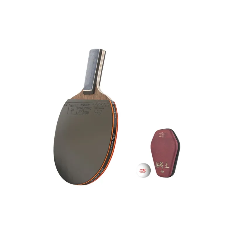 DOUBLEFISH Ping Pong Paddles Unisex All Wood Red-50