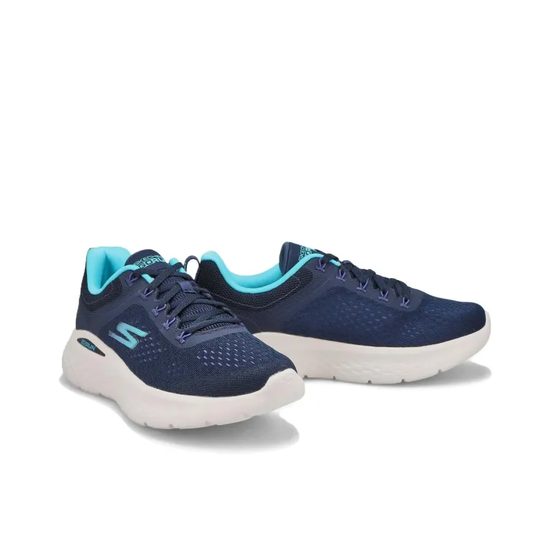 Skechers Go Run Lite Breathable Low Top Running Shoes Women's Blue-2