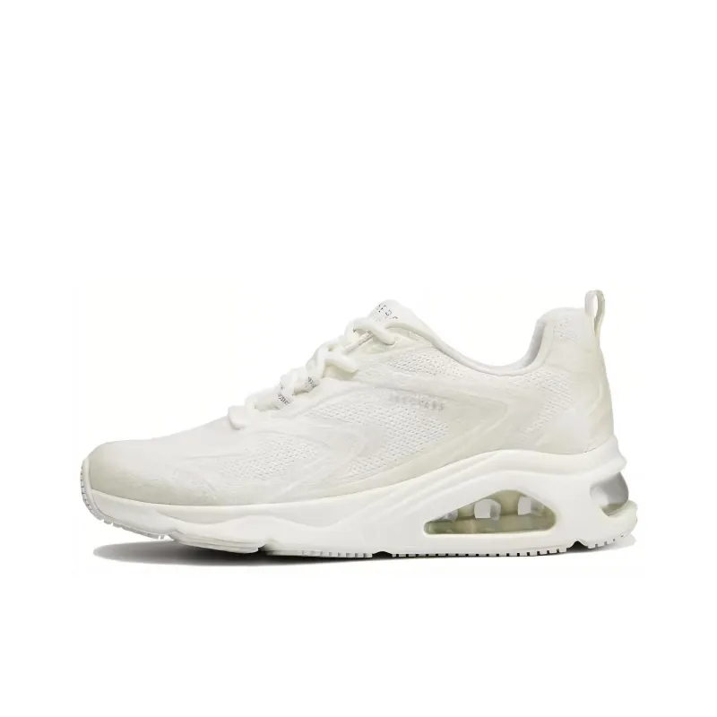 Skechers Cushioning Anti-Slip And Wear-Resistant Low-Top Running Shoes Women's White-0