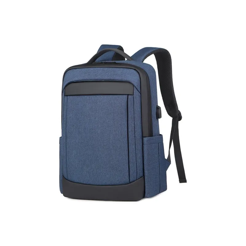 PULUWIRR Oxford Short Business Trip Stylish Lightweight Backpack Regular Unisex Black/Dark Gray/Light Gray/Blue-7