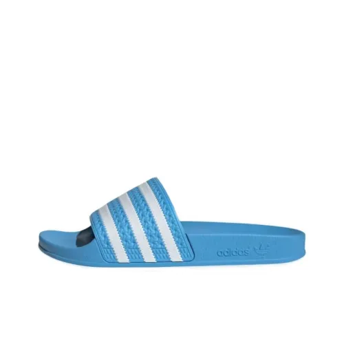 Adidas Adilette Slide Slippers Women's Blue/White