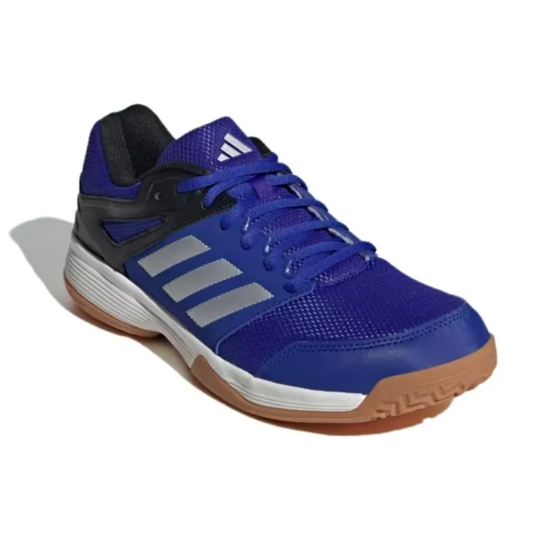 Adidas Speedcourt Anti Slip Wear Resistant Low Top Training Shoes Unisex Blue Black Silver-3