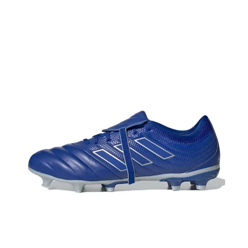 Adidas Soccer Shoes Unisex Low-Top Royal Blue/Silver