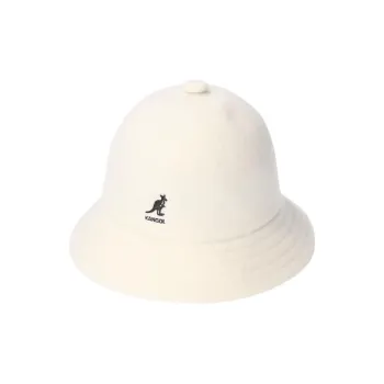 KANGOL Wool Acrylic Bucket Hats Unisex White