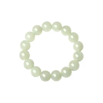 CHOW TAI SENG Bracelets Pale Greenish White Jade Women's
