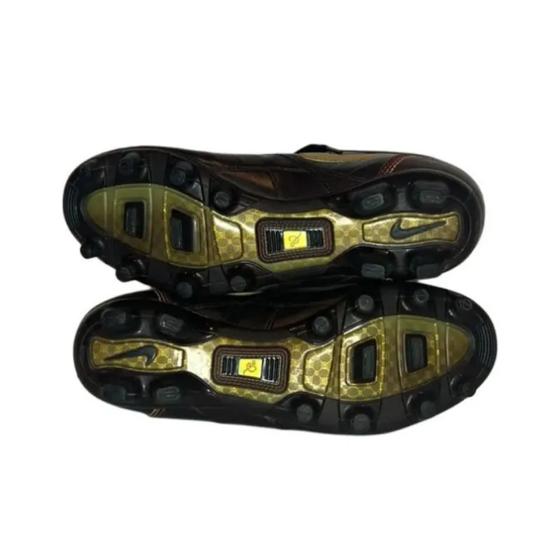 Nike Tiempo Ronaldinho Fg Dark Cinder Metallic Gold-3