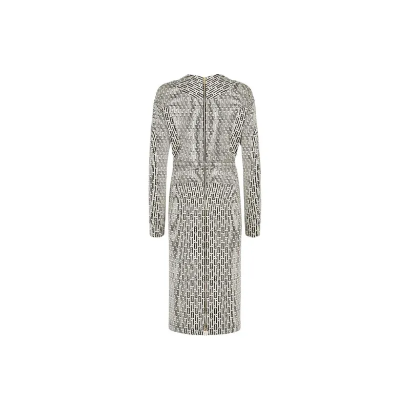 FENDI Long-Sleeved Dresses Women's Silver-1
