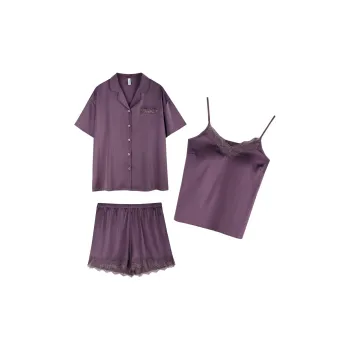 Xuan Liang Pajama Set Women's Dark Purple