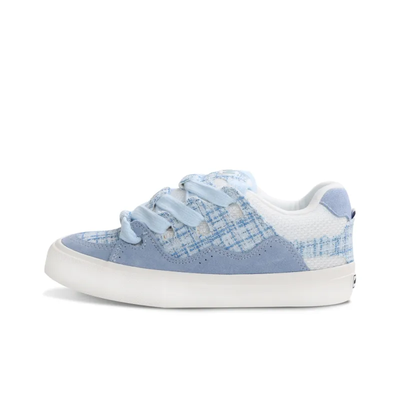 Ollieskate Puffy Shoes Skateboard Shoes Unisex Light Blue-0